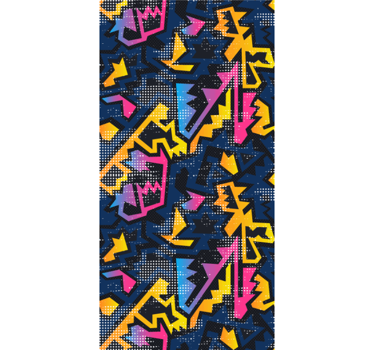 Estor juvenil Grafiti geométrico - TenVinilo