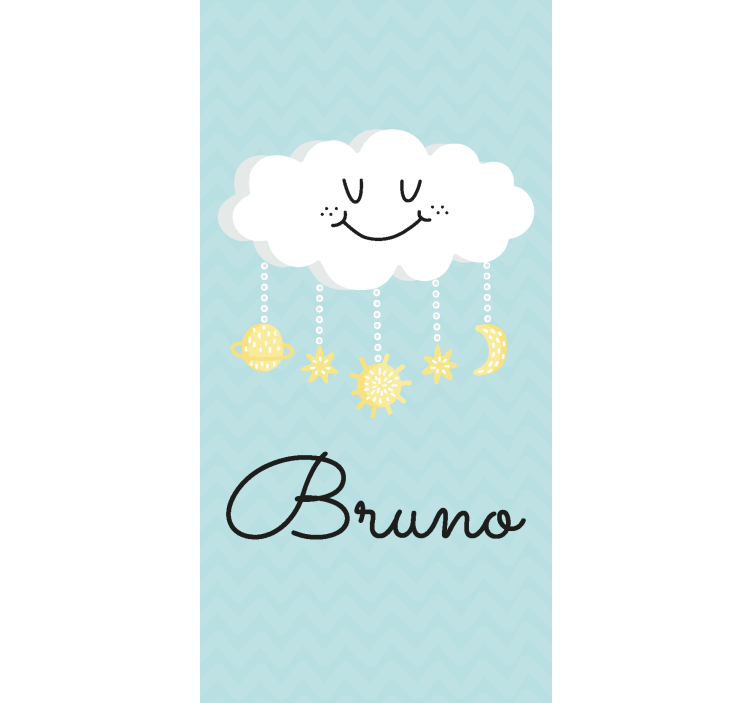 Estor de nubes estilo feliz - TenVinilo