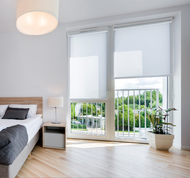 Estor salón Blanco translúcido - TenVinilo