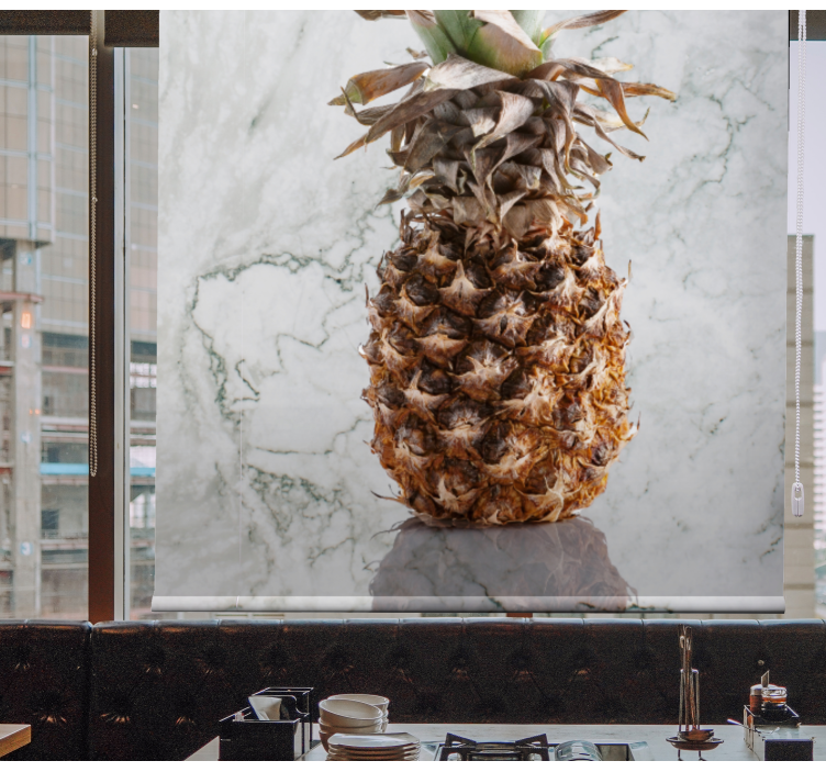 Cortina roller frutas delicia de piña - TenVinilo