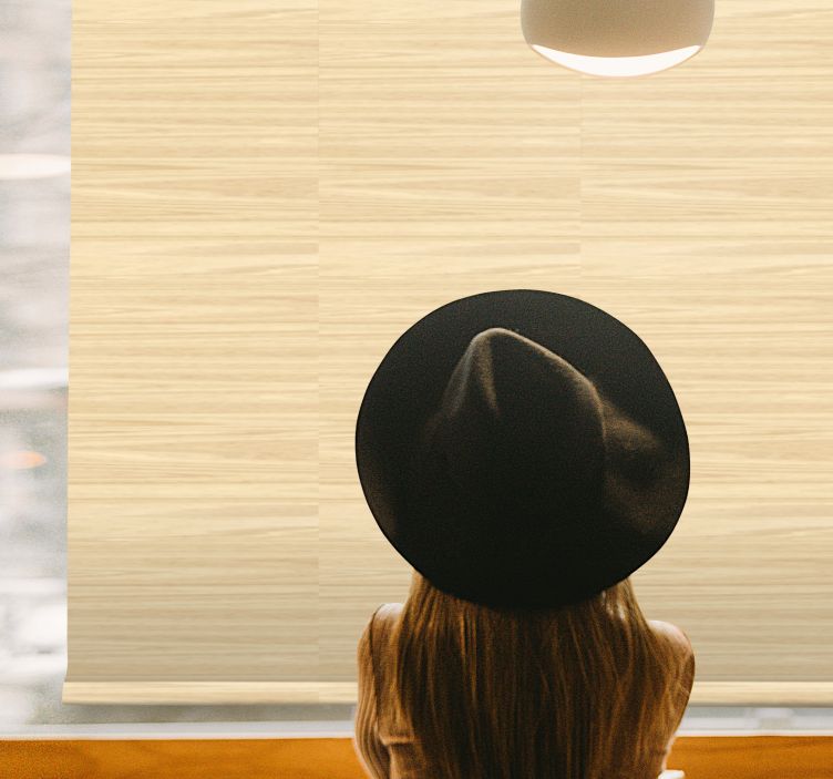 Cortina roller textura patrones de madera sutiles - TenVinilo