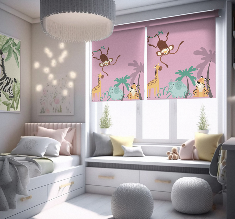 Estor animales Jungla infantil "boho" - TenVinilo