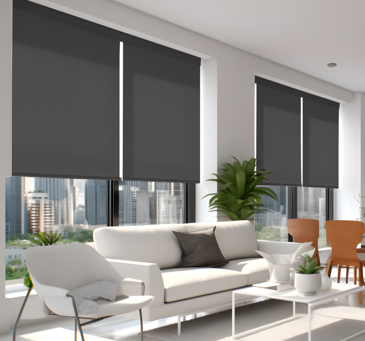 Estor color gris pimienta molida - TenVinilo