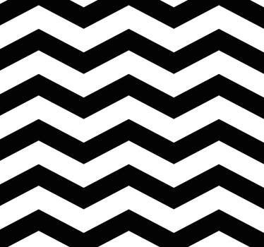 Cortina roller cocina patrón de chevron blanco y negro - TenVinilo