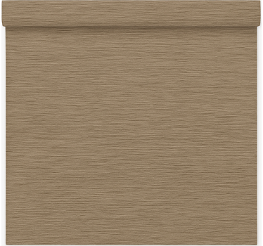 Cortina roller living comedor tela marrón minimalista - TenVinilo