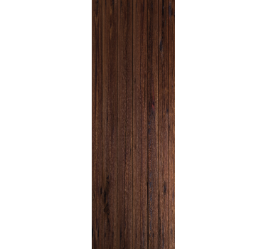 Cortina roller despacho tablones de madera rústica marrón - TenVinilo