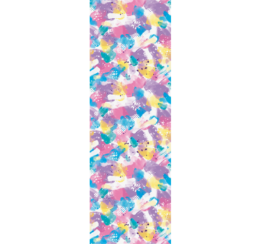 Cortina roller infantil pastel color desbordante - TenVinilo