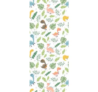 Cortina roller infantil colores pastel bosque - TenVinilo
