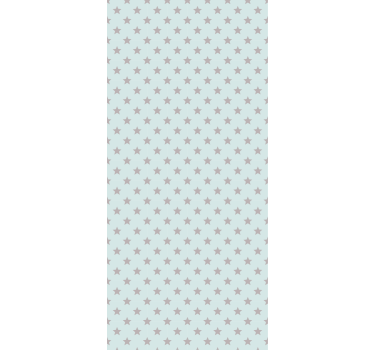 Cortina roller infantil fondo azul con estrellas grises - TenVinilo