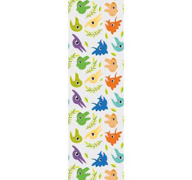 Cortina roller infantil juego retro dinosaurios - TenVinilo