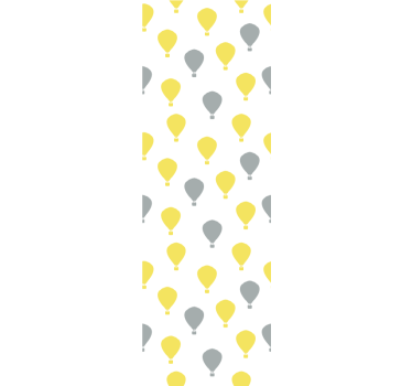 Cortina roller infantil globo de aire pantone - TenVinilo