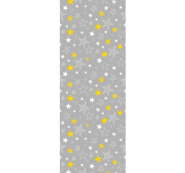 Cortina roller infantil estrellas pantone - TenVinilo