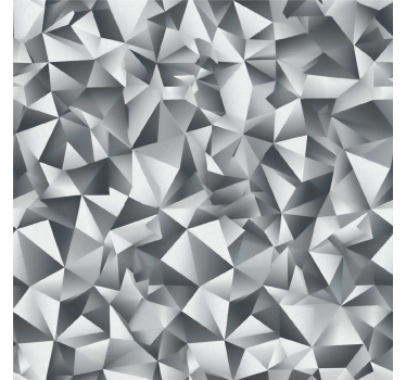 Cortina roller moderno diamantes grises - TenVinilo