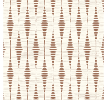 Cortina roller beige mousse de chocolate ikat - TenVinilo