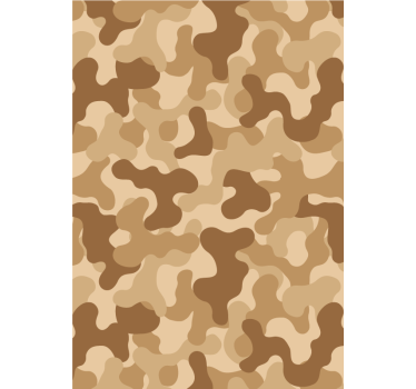 Cortina roller beige motivo camuflaje abstracto - TenVinilo