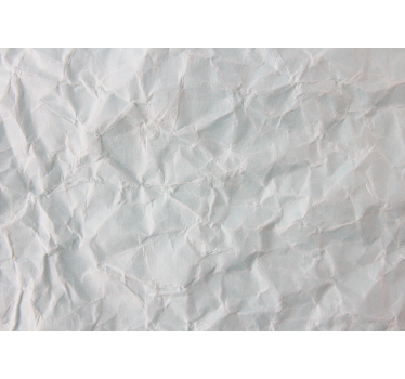 Cortina roller blanca textura de papel arrugado - TenVinilo