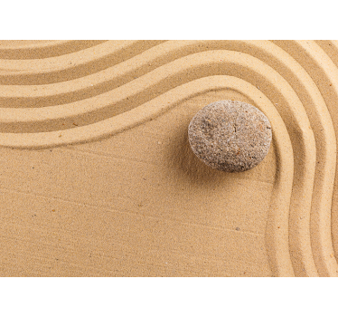 Cortina roller beige esfera zen texturizada - TenVinilo