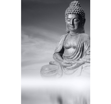 Cortina roller living comedor buda zen - TenVinilo