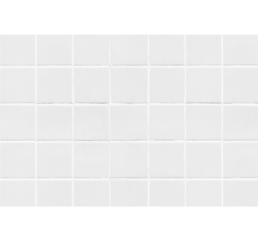 Cortina roller blanca azulejos simples - TenVinilo