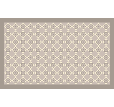 Cortina roller beige azulejos cemento beige - TenVinilo