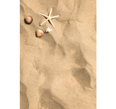 Cortina roller beige vibras de verano - TenVinilo