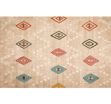 Cortina roller beige ojos jogol - TenVinilo