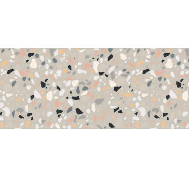 Cortina roller beige beige terrazo - TenVinilo
