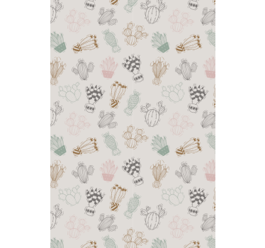 Cortina roller cactus estilo infantil - TenVinilo