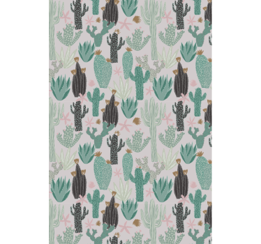 Cortina roller cactus escena de serenidad saguaro - TenVinilo