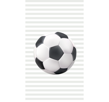 Estor habitación infantil pelota blanca y negra - TenVinilo