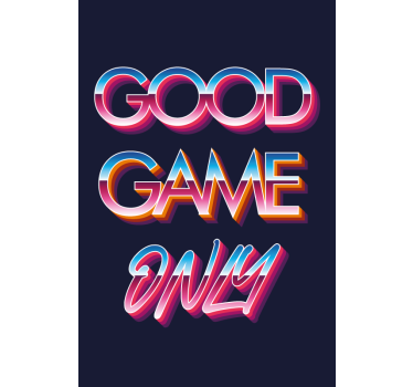 Cortina roller frase cita motivacional para videojuegos - TenVinilo