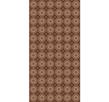 Cortina roller textura pantalla con motivos geométricos - TenVinilo