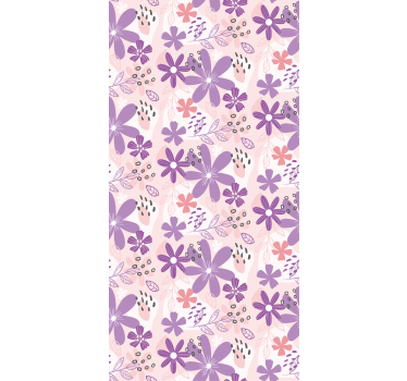 Cortina roller mariposas cascada floral mariposa - TenVinilo