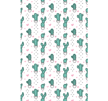 Cortina roller cactus diseño encantador - TenVinilo