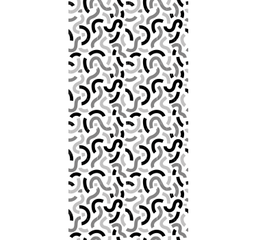 Cortina roller textura patrones curvos abstractos - TenVinilo