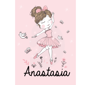 Estor infantil Bailarina nórdica - TenVinilo