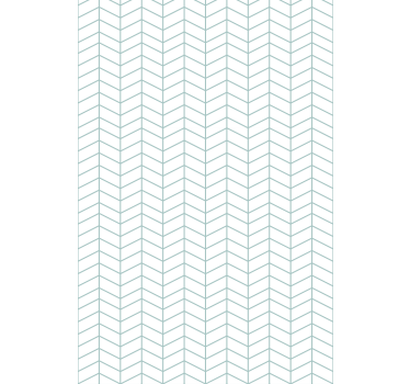 Estor estilo nórdico Líneas azules en zigzag - TenVinilo