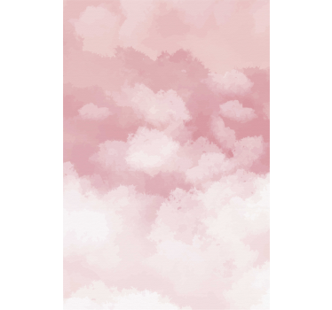 Estor de nubes Textura realista rosa - TenVinilo