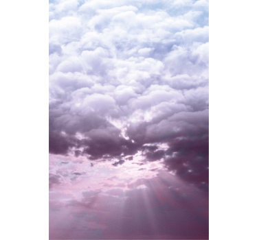 Estor enrollable nubes con destello solar - TenVinilo