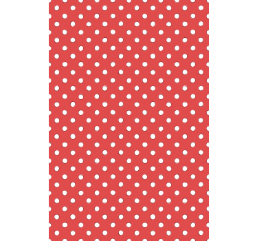 Cortina roller cocina lunares rojos - TenVinilo