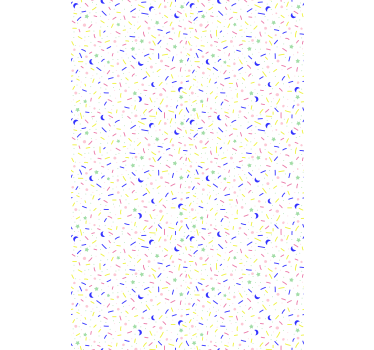 Estor estilo nórdico Patrón de chispas de colores - TenVinilo