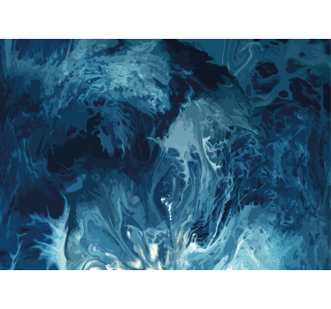 Cortina roller textura olas fluidas del océano - TenVinilo