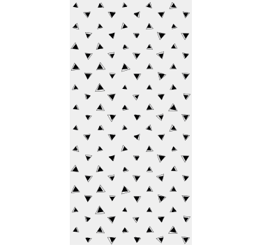 Cortina roller textura diseño de patrón triangular - TenVinilo