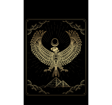Estor estilo elegante Dios egipcio del sol 'horus' - TenVinilo