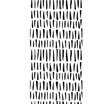 Cortina roller textura trazos negros verticales - TenVinilo