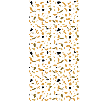 Cortina roller textura terrazo marrón y beige - TenVinilo