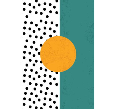 Cortina roller moderno diseño de puntos contemporáneo - TenVinilo