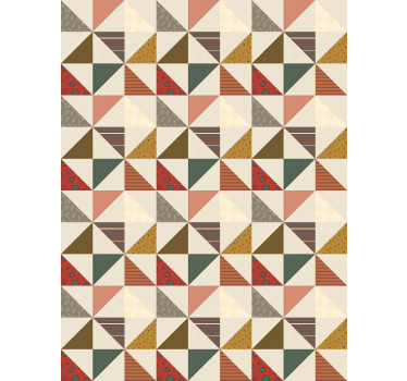 Estor enrollable cocina Patchwork geométrico - TenVinilo