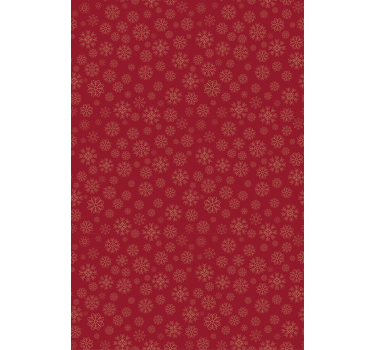 Cortina roller roja patrón de copo de nieve - TenVinilo