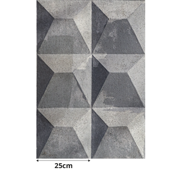 Estor estilo moderno textura béton brut - TenVinilo